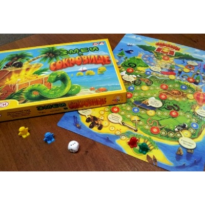 Настольная игра «Змеи и сокровище»