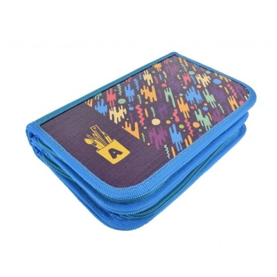 Пенал BG Fancy pattern, 190х120 мм, 2 отделения на молнии