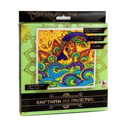 Картина из пайеток «Дельфин», Ракета