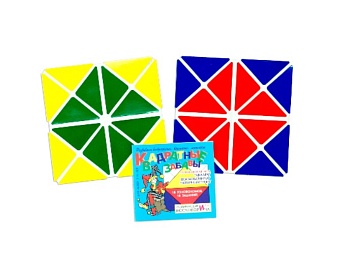 Развивающая игра "Квадрат Воскобовича четырехцветный", методика В. Воскобовича Развивающая игра "Квадрат Воскобовича четырехцветный", методика В. Воскобовича