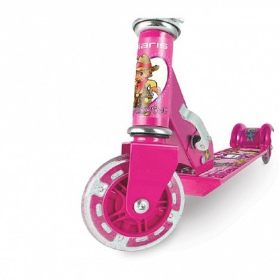 Самокат детский розовый, Polaris