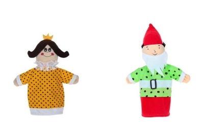 Рукавички - игрушки «Принцесса и гном», Дельфин