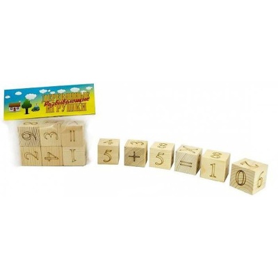 Набор из 6 кубиков «Цифры и знаки», Анданте