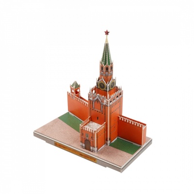 Сборная модель из картона «Спасская Башня Московского Кремля», УмБум