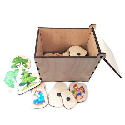 Комплект деревянных магнитов «Русские сказки», Интердизайн