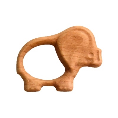 Деревянная погремушка-грызунок «Слонёнок», Царицынская игрушка