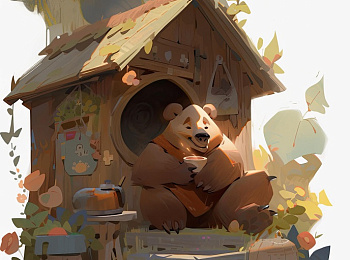 Бабка и медведь
