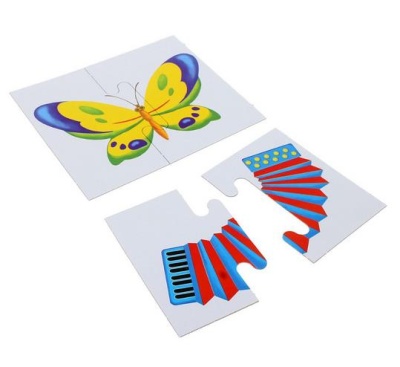 Настольная игра самым маленьким «Форма + половинки»