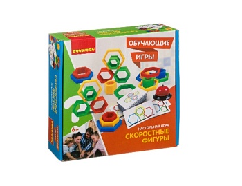 Настольная игра "Скоростные фигуры", бренд Bondibon