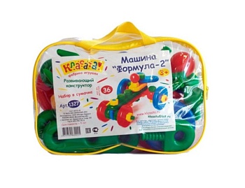 Конструктор пластиковый «Машина Формула-2», 36 деталей, ТМ «Класата» Конструкторы