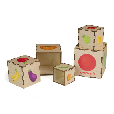 Сортер пирамидка «Цвета», Сибирские игрушки