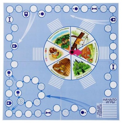 Игра настольная «Про животных»