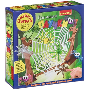 Настольная игра «Прыгающие паучки», Bondibon