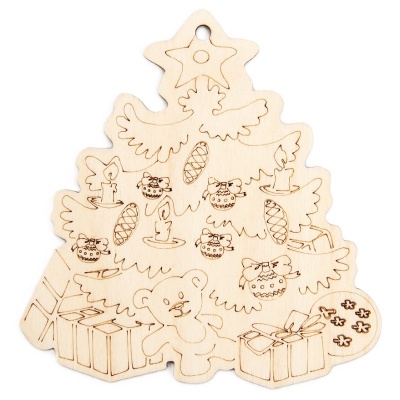 Подвеска новогодняя «Елочка №1», Сибирские игрушки