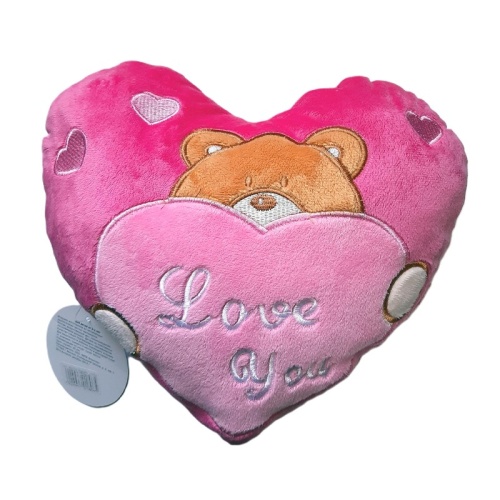 Подушка «Сердце с мишкой», Unaky Soft Toy