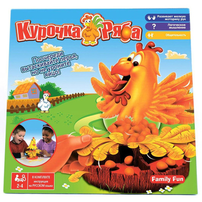 Настольная игра «Курочка Ряба», Family Fun