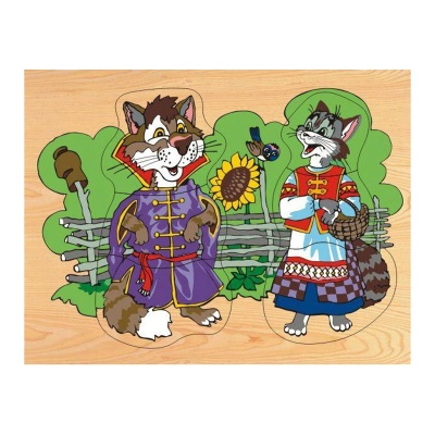 Рамка-вкладыш «Кот и кошка», Чудо-Дерево