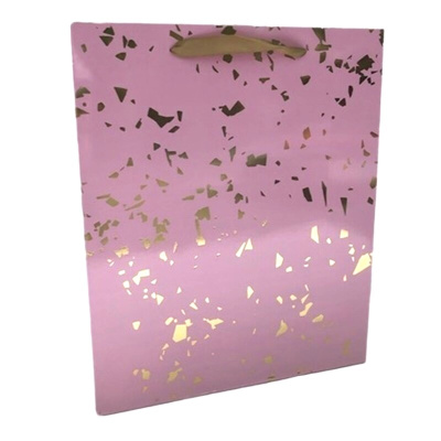 Пакет подарочный ламинированный Veld Co розовый