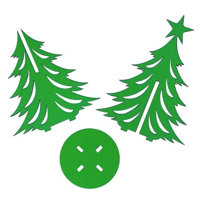 Ёлка настольная №2, Сибирские игрушки