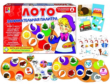 Лото «Занимательная палитра», Радуга