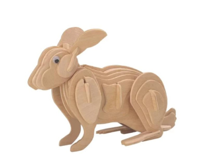 Сборная деревянная модель «Кролик» (M004)