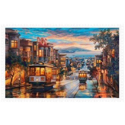 Пазл Pintoo «Вечерние трамваи» Е.Лушпин, 1000 элементов