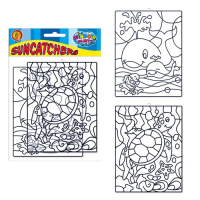 Витражи Maxi «Черепаха и кит»