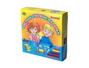 Развивающий набор "Цветные счетные палочки Кюизенера", компания "Корвет" Развивающий набор "Цветные счетные палочки Кюизенера", компания "Корвет"