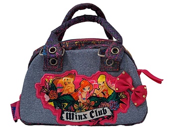 Джинсовая детская сумка WinxClub