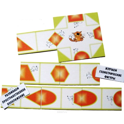 Домино «Другие формы» новый дизайн, Ребус