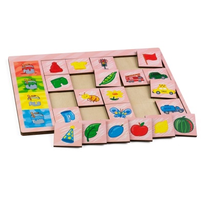 Логические цепочки «Цвета», Сибирские игрушки