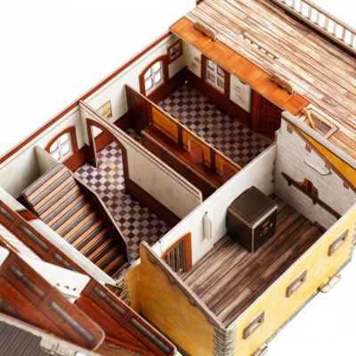 Сборная модель из картона «Банк»