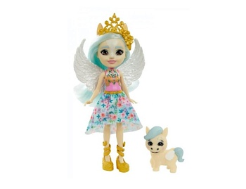 Кукла с питомцем «Enchantimals Royal. Paolina Pegasus & Wingley», компания Mattel
