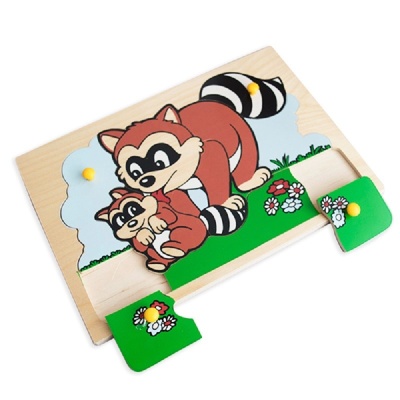 Рамка-вкладыш «Еноты», ЛЭМ