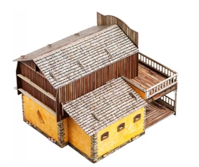 Сборная модель из картона «Банк»