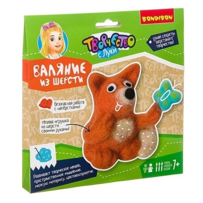Набор для творчества «Валяние из шерсти. Лисица», Bondibon