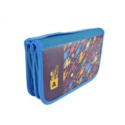 Пенал BG Fancy pattern, 190х120 мм, 2 отделения на молнии