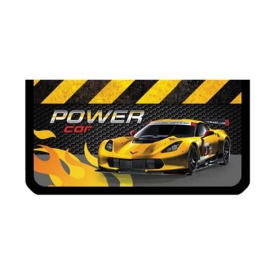 Пенал BG Power car, 195х90 мм, 1 отделение на молнии