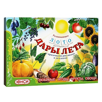 Развивающее лото «Дары лета»