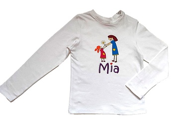 Лонгслив для девочки Mia