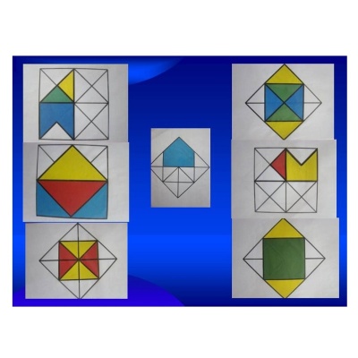 Игра «Квадрат Воскобовича четырехцветный»