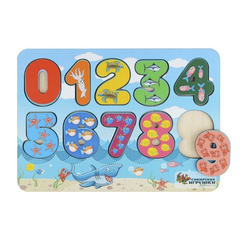 Цифры «Морские обитатели», Сибирские игрушки