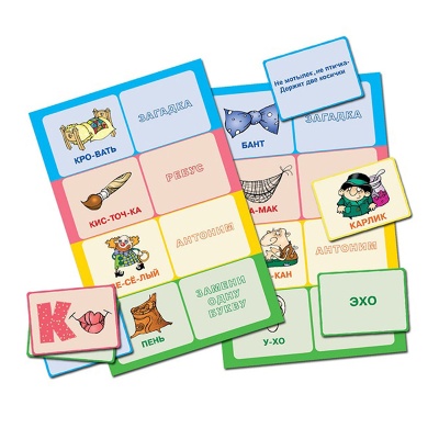Игровое пособие «Ах, слова, слова, слова» новый дизайн, Ребус