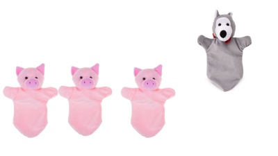 Рукавички - игрушки «Три поросёнка и волк», Дельфин