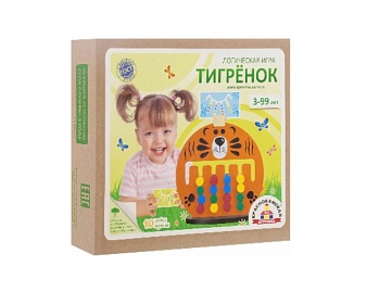 Логическая игра "Тигренок", Краснокамская фабрика деревянной игрушки Логическая игра "Тигренок", Краснокамская фабрика деревянной игрушки