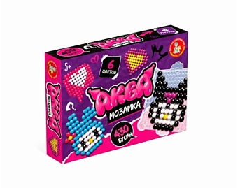 Развивающая игра - аквамозаика "Злой кролик" 430 бусин, компания "Десятое королевство" Развивающая игра - аквамозаика "Злой кролик" 430 бусин, компания "Десятое королевство"