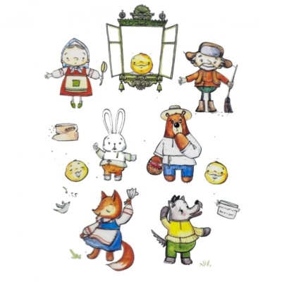 Трафарет теневой Freeze light «Колобок»