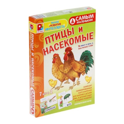 Настольная игра самым маленьким «Птицы и насекомые»