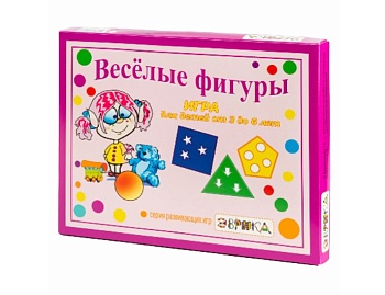 Настольная игра «Веселые фигуры», компания «Московский комбинат игрушки»