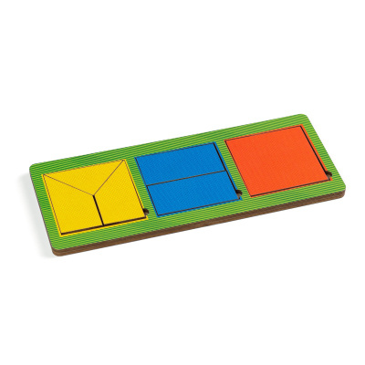 Рамки-вкладыши Никитина «3 квадрата простые»